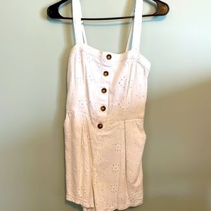 White jumpsuit from hollister